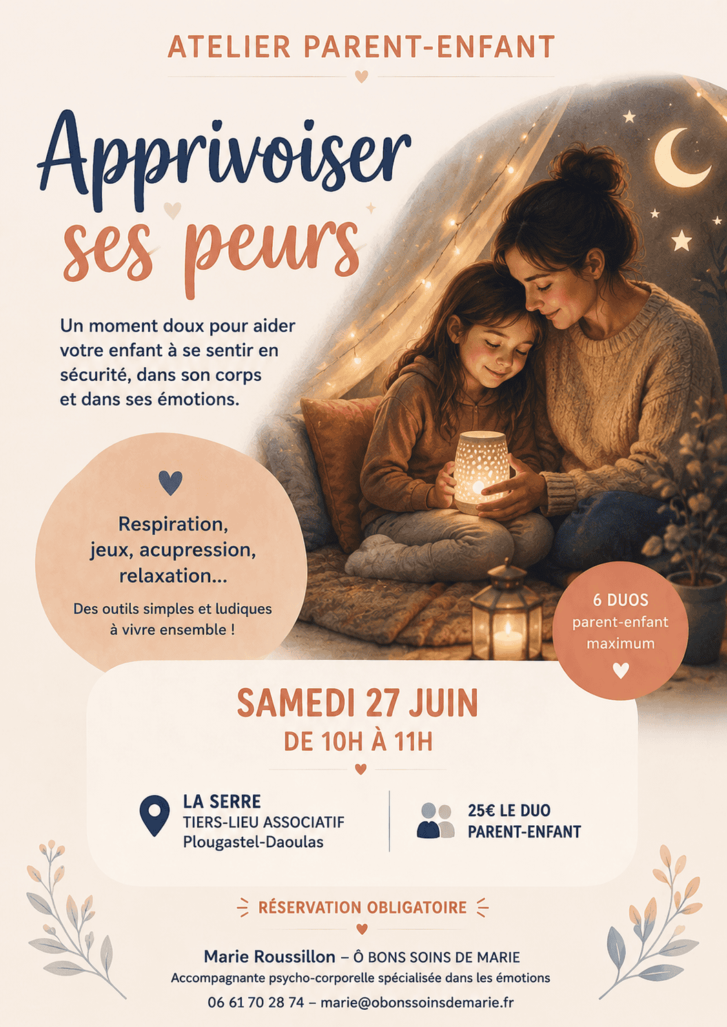 Atelier parents/enfants : Accueillir les émotions