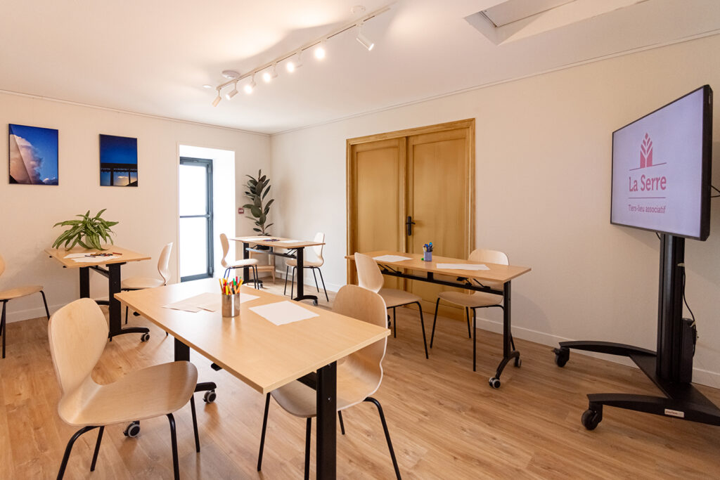 autre vue de configuration en îlots de travail