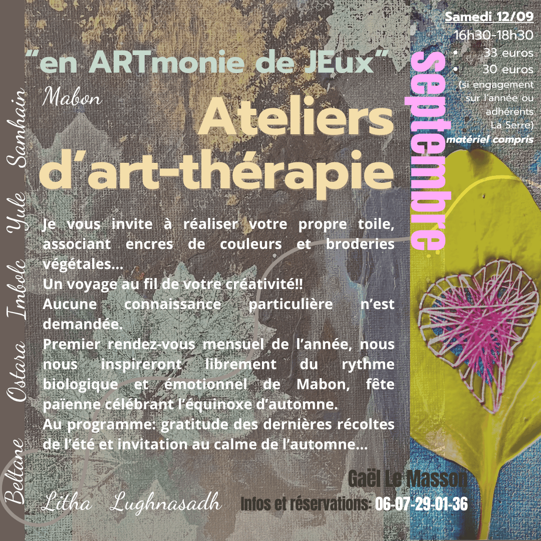 Ateliers d&rsquo;art-thérapie