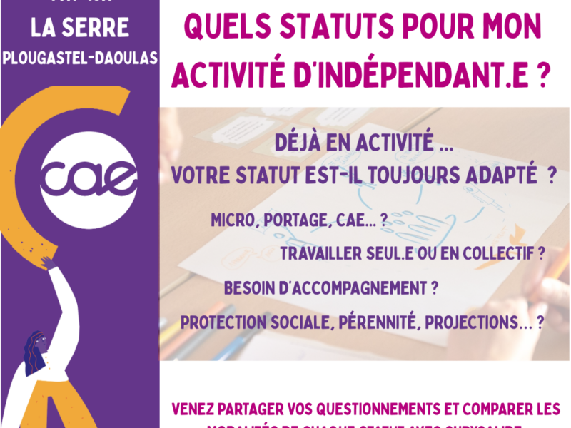 Quels statuts pour mon activité d’indépendant.e ?
