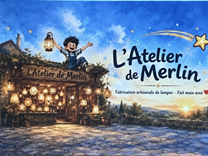 Exposition – « L&rsquo;Atelier de Merlin, des créations qui ont du cœur »